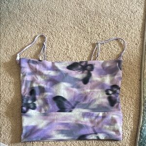 Butterfly Print Camisole Top